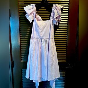 Pale lavender spring dress